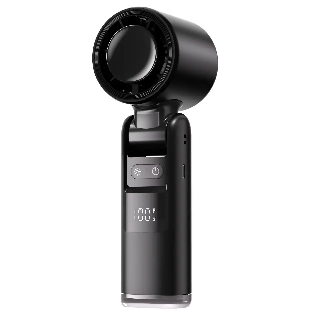 100 Turbos Chilled Ice Sensation Cold Fan Super Mini Turbo Speed Fan USB Powered Digital Display for Outdoor Camping Office Dorm